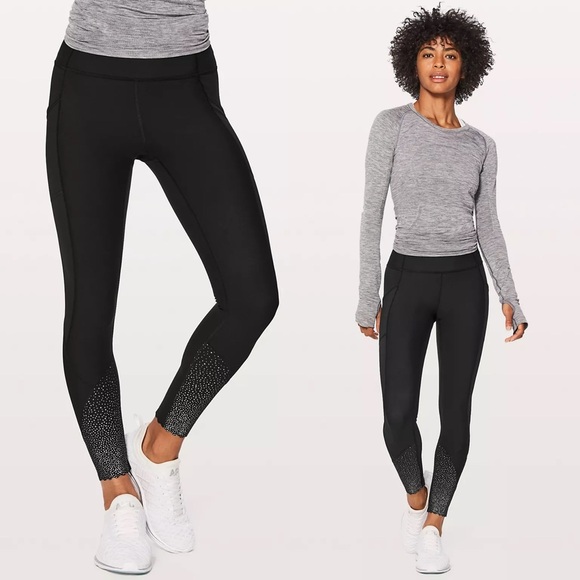 lululemon athletica Pants - RARE Lululemon Black Tight Stuff Tight Leggings